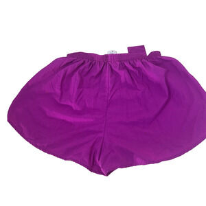 Women’s Running Athletic Shorts MOVING COMFORT Sz S Magenta pocket with liner‎